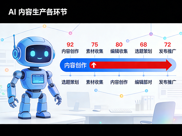  AI在内容生产的哪个环节效率最高？